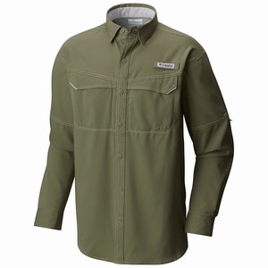 Columbia PFG Low Drag Offshore™ Långärmad Tröja Herr Gröna (CSBFM4021)